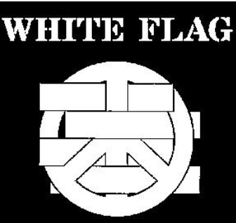 WHITE FLAG - Logo - Back Patch